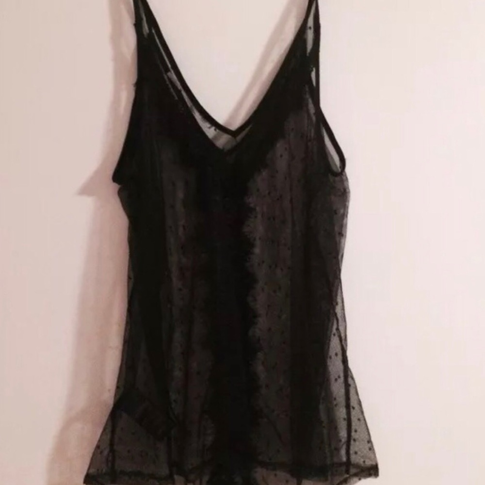 Kimchi Blue Urban Outfitters black sheer tank!